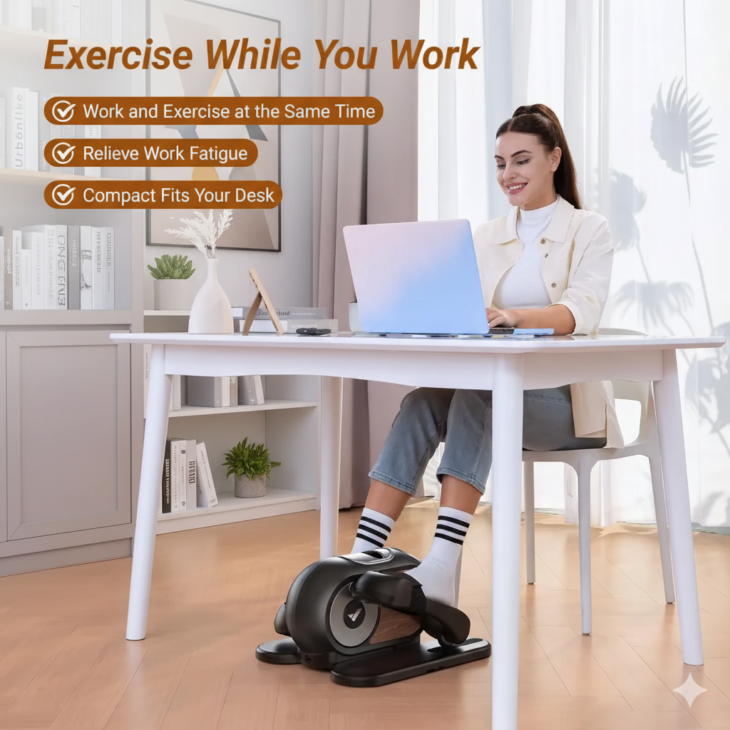 Ergoflo Compact Under Desk Elliptical